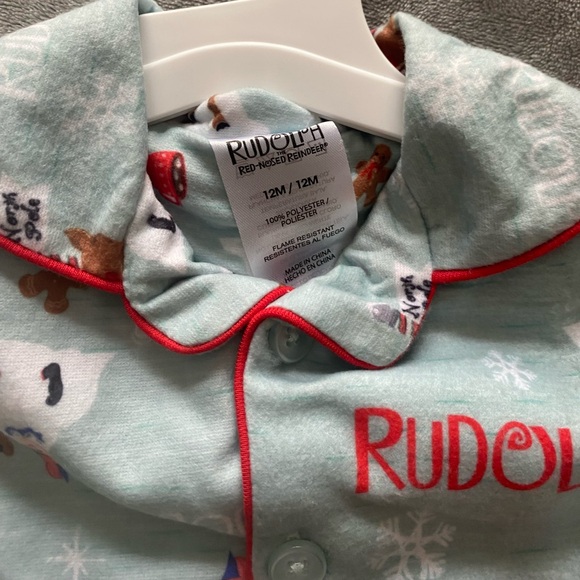 Pajamas | Rudolph Pajama Set 12mo | Poshmark